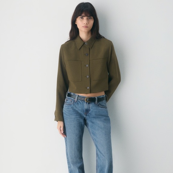 Wilfred Sage Green Little Cropped Jacket - Picture 5 of 5